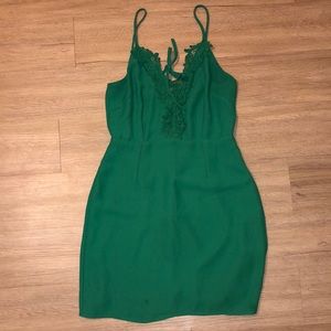 Green Mini Dress